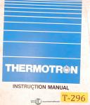 Thermotron-Thermotron 100F-350F, Testing System, Operations and Parts Manual 1987-100F-100F-350F-350F-01